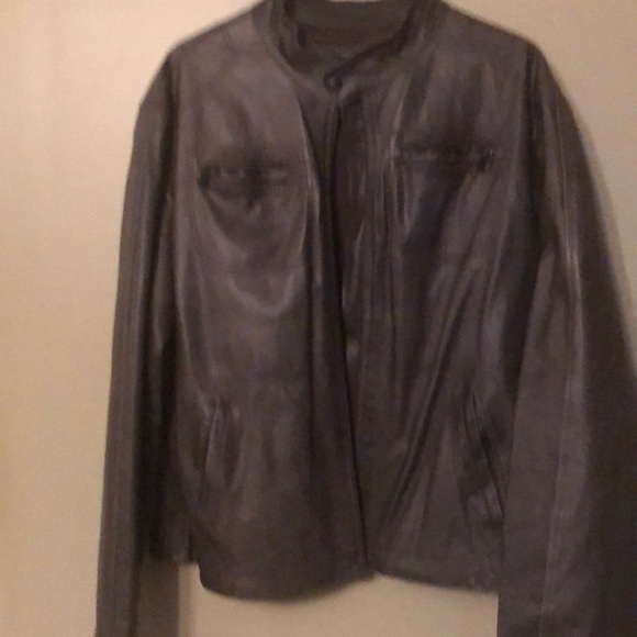 Italian made Other - Men Calfskin leather jacket